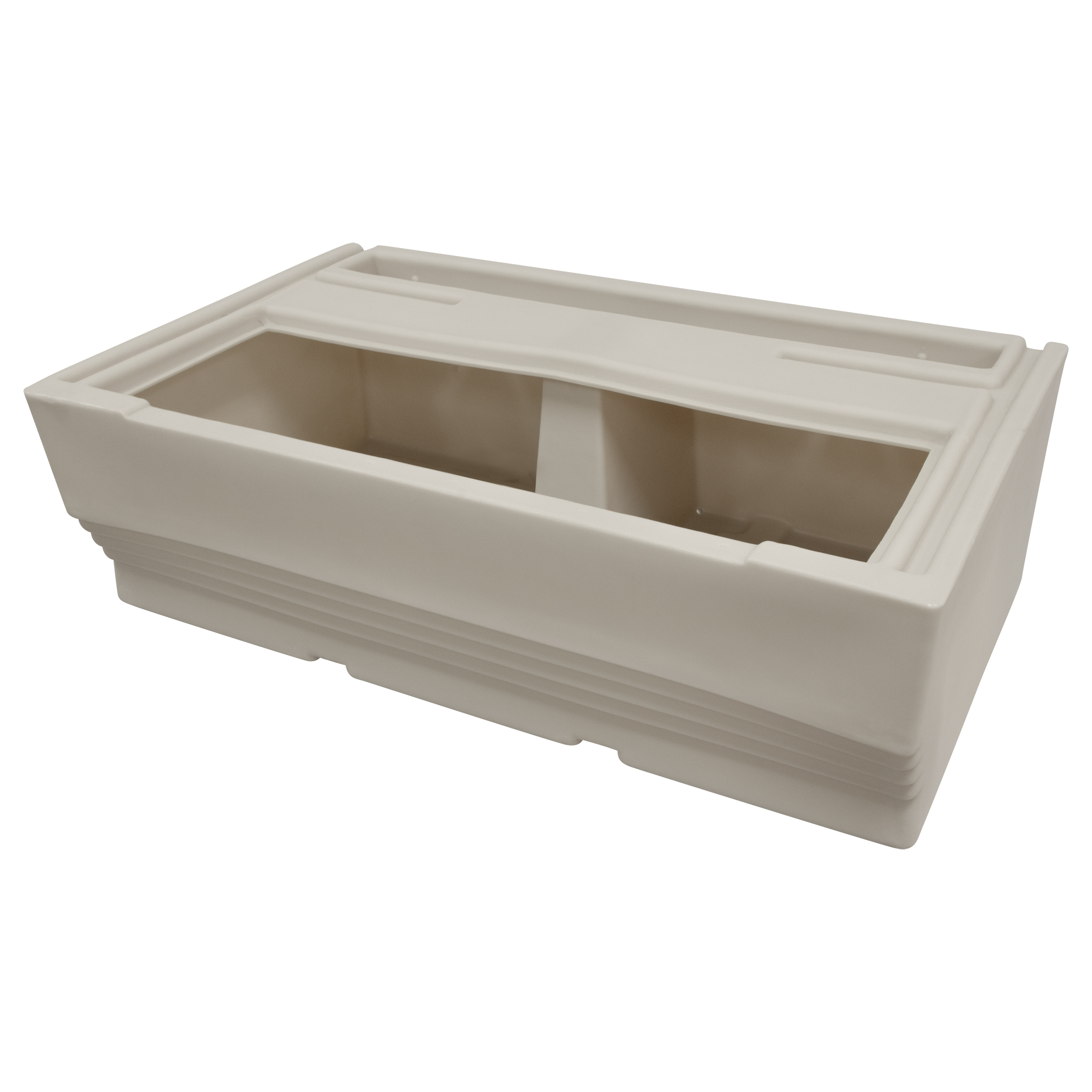 Wise BM1144-1B-990 Premier Series Pontoon 36-Inch Bench Base Only Platinum